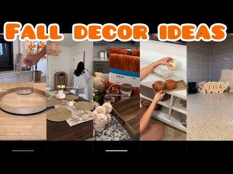 FALL DECOR INSPO | DECOR IDEAS FOR FALL SEASON TIKTOK COMPILATION