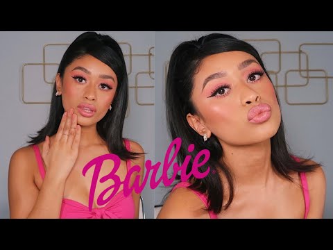 EASY BARBIE HALLOWEEN MAKEUP + HAIR *glam*