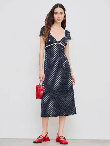 Polka dot dress from Cider