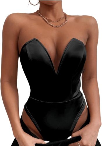 Black bodysuit from Amazon