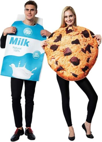 Milk and cookie costume from Amazon