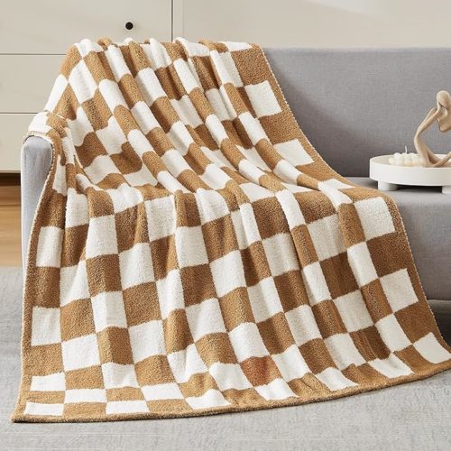 Checkered blanket from amazon