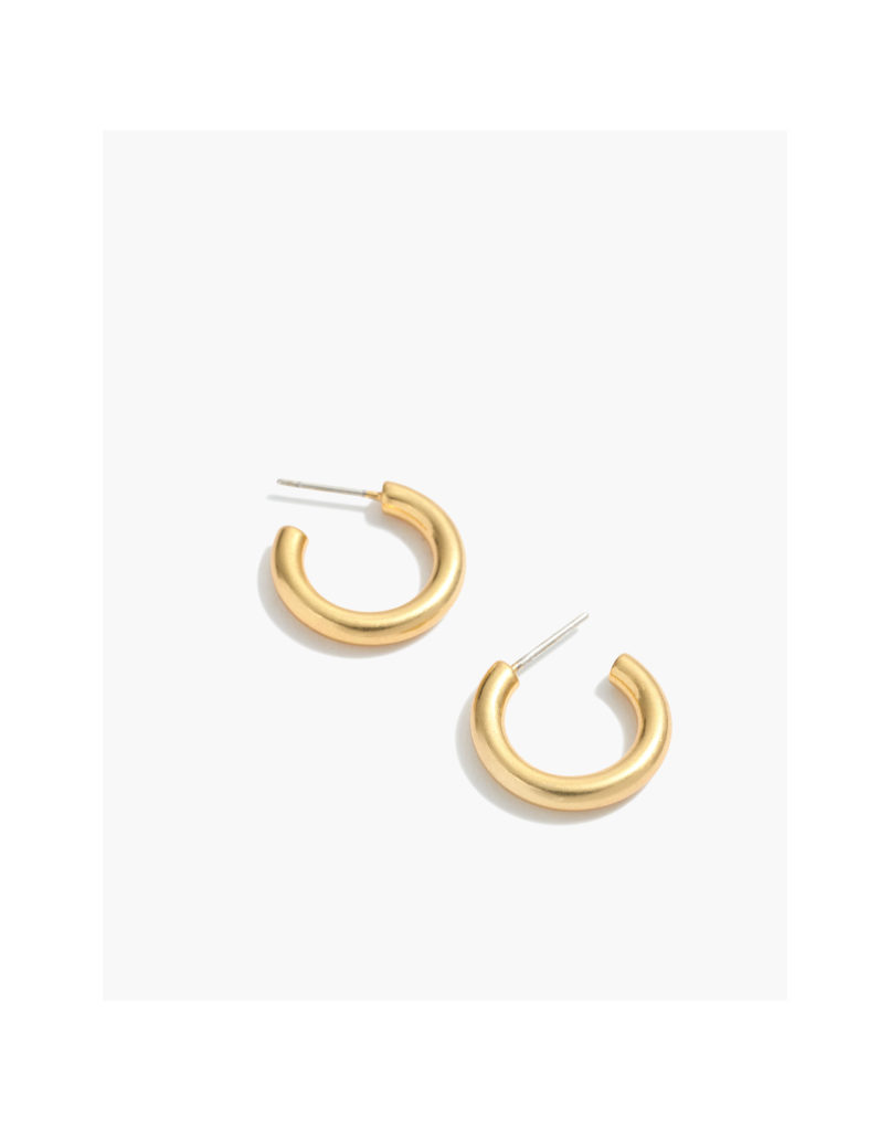 Chunky Small Hoop Earrings