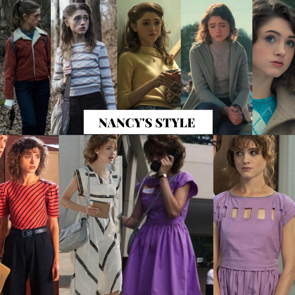 Nancy Wheeler's style from Stranger Things