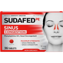 Sudafed deongestant